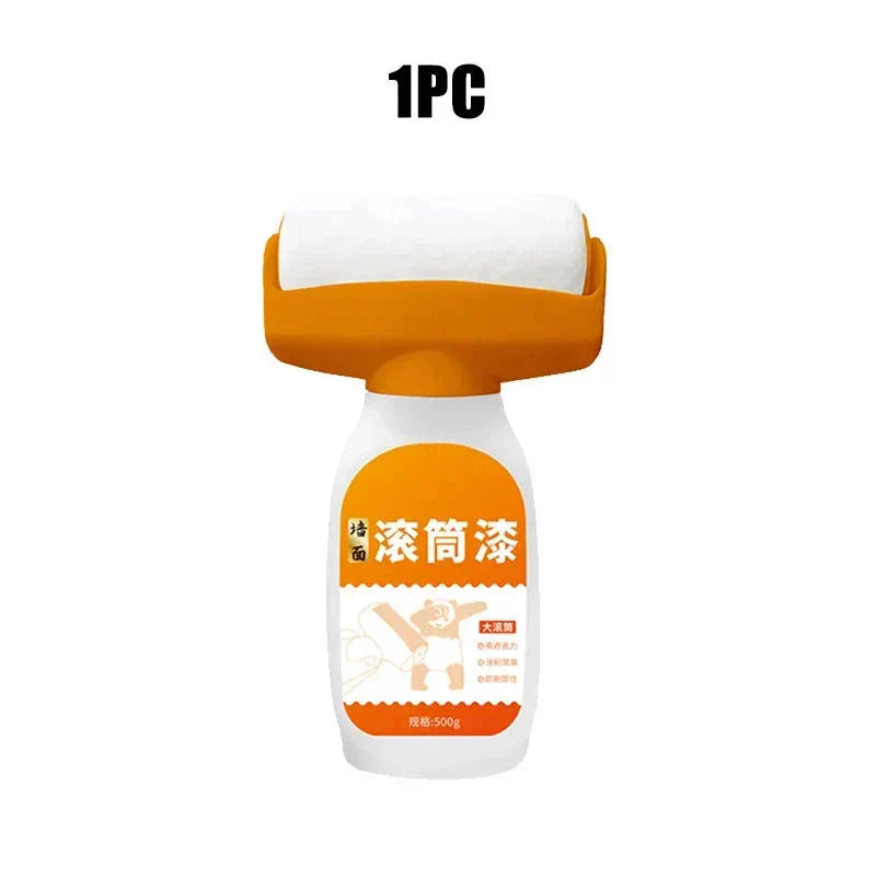 Antibacterial Wall Paint â Strong Repair Latex Paint with Roller Brush for Living Room & Kitchen